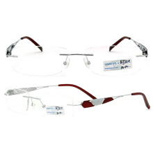 2015 New Models Titanium Rimless Eyeglasses (BJ12-310)